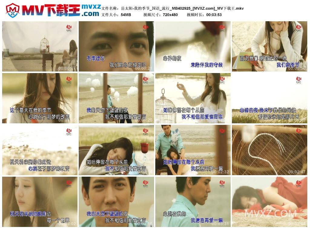 岳太阳-我的季节_国语_流行_MB402925